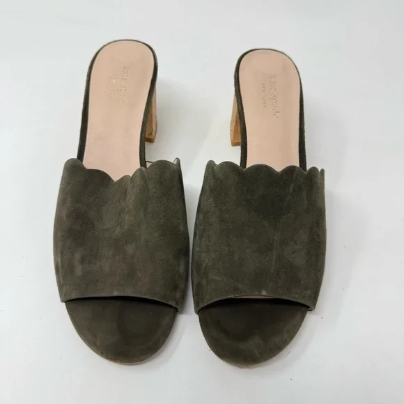 Kate Spade New York Warren Mule Sandals Heels Size 9.5 - Picture 3 of 12